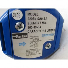 BALSTON 2206N-0A0-SA FILTER 1.5 LITERS 250PSIG MAX