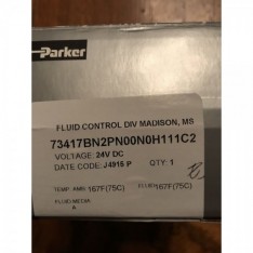 73417BN2PN00N0H111C2 Parker 24V DC, 4-Way,2 Position Brass Solenoid Valve