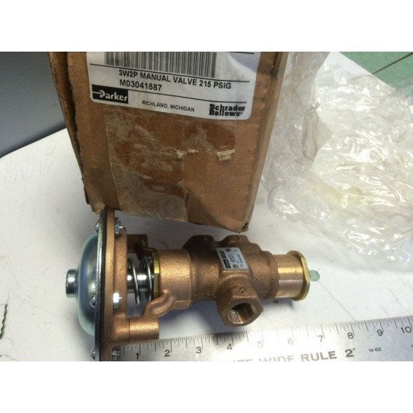 3W2P MANUAL PILOT VALVE, M03041887, 215 PSIG, 1/2 NPT BP"