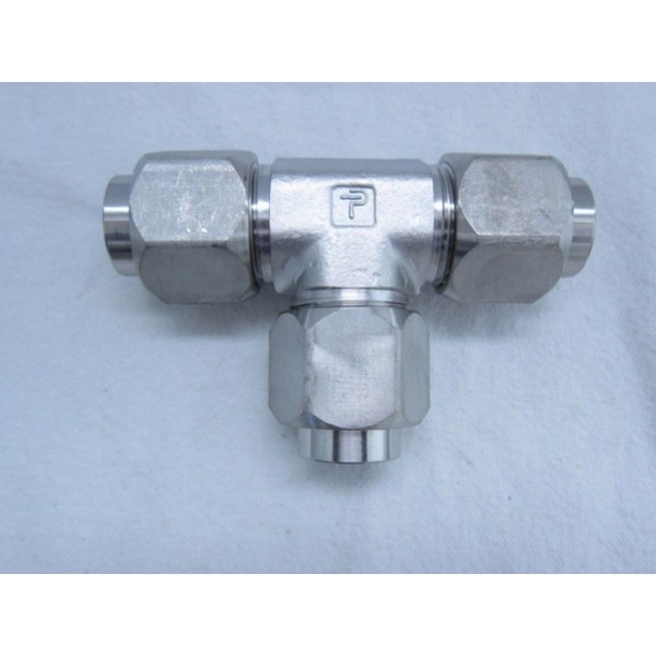 16-JBTX-SS 1 Triple Lok Union Tee Pipe Fitting 316 Stainless Steel"