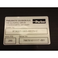 ROTARY ACTUATOR, 180 DEG., ANTI BACKLASH, PTR327-1803-AB22V-C