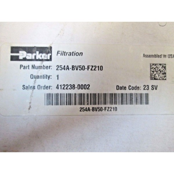Hydraulic Filter 254A-BV50-FZ210 6000PSI 3HFP03650