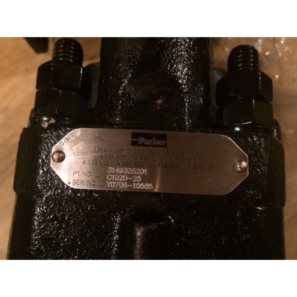 Parker Dump Pump Valve Unit C102D-25 Series PTO