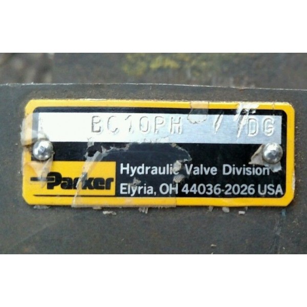 Hydraulic Valve Division Pressure Control Valve BC10PH