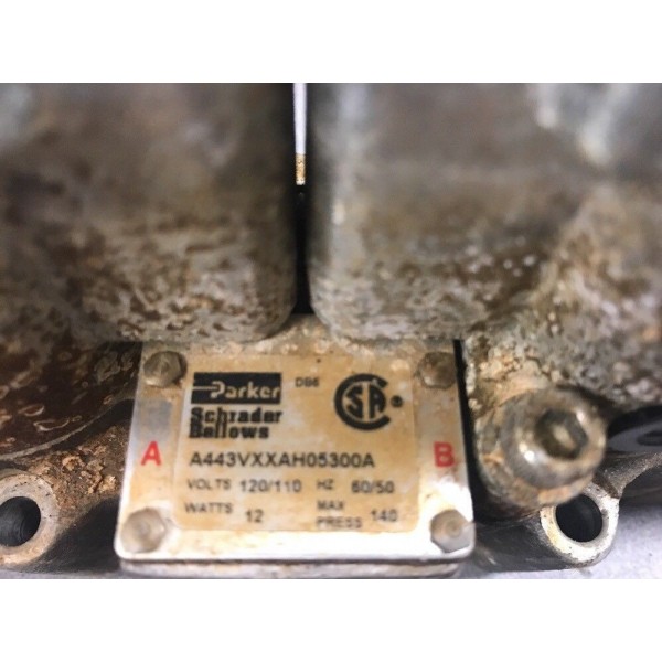 Pneumatic Valvair Series Valve A443VXXAH05300A 1/4 NPT 3/8" Ports"