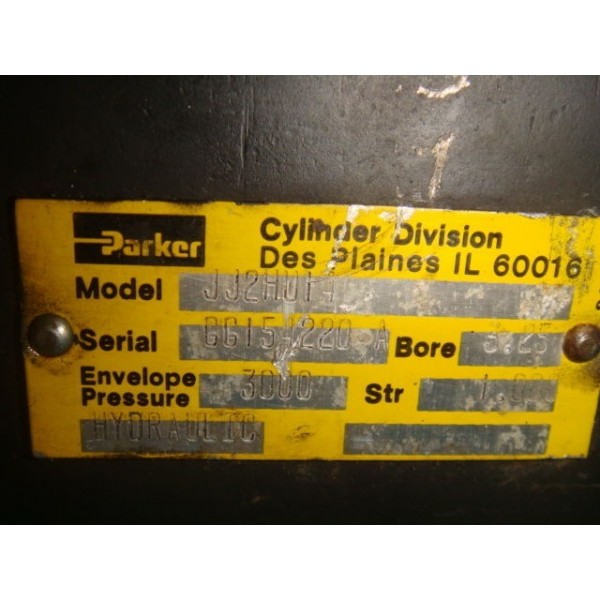 HYDRAULIC CYLINDER, JJ2HU14, 3000PSI