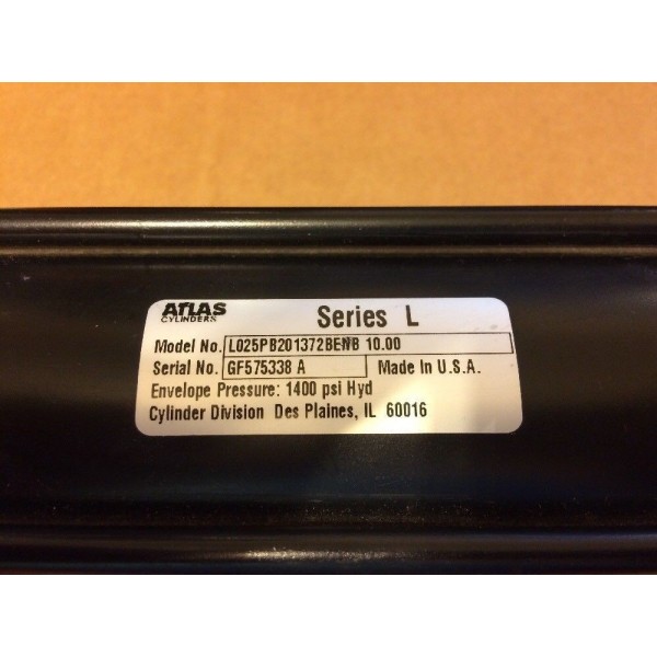 Atlas Series L 2 1/2 Bore X 10" Stroke L025PB201372BENB 10.00"