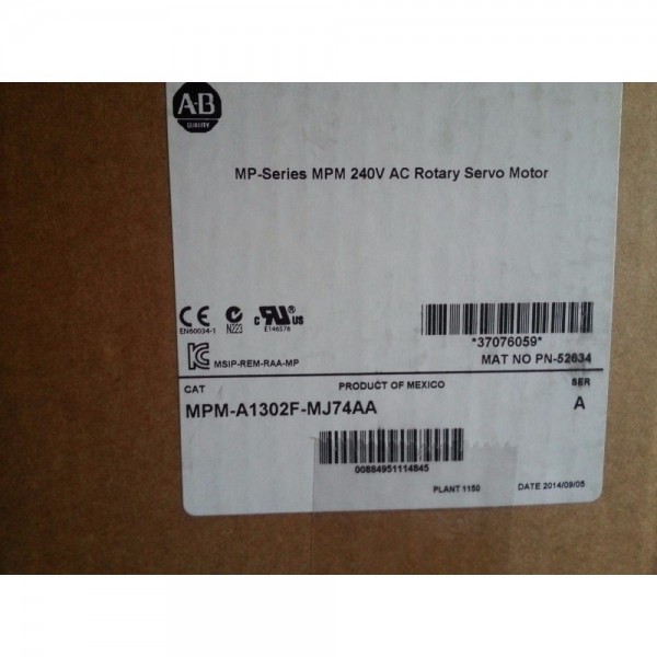 240v AC Rotary Servo Motor MP series