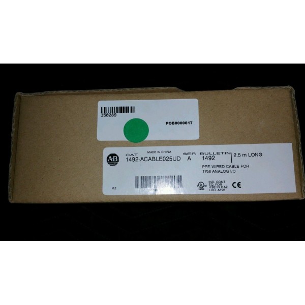 1492-ACABLE025UD Pre-wired 2.5m cable for 1756 Analog I/O