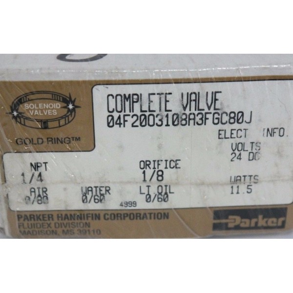 SOLENOID VALVE 1/4 NPT 24VDC PO220-0450