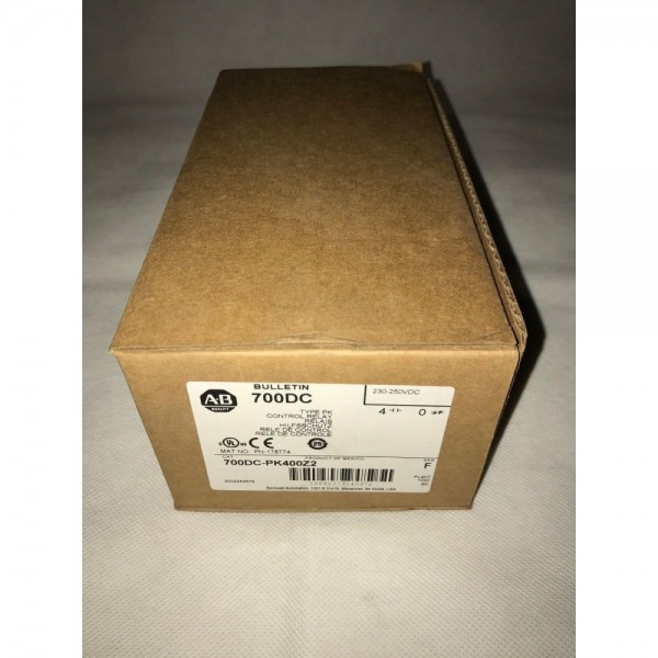 700DC-PK400Z2 700DC PK400Z2 TYPE PK CONTROL RELAY NEW IN BOX