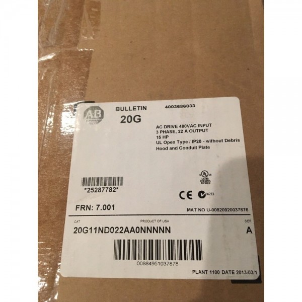 POWERFLEX 755 AC Drive 15 HP Series A