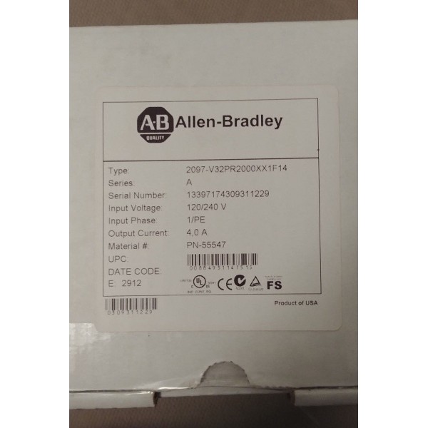 KINETIX DRIVE CAT 2097-V32PR2000xx1f14