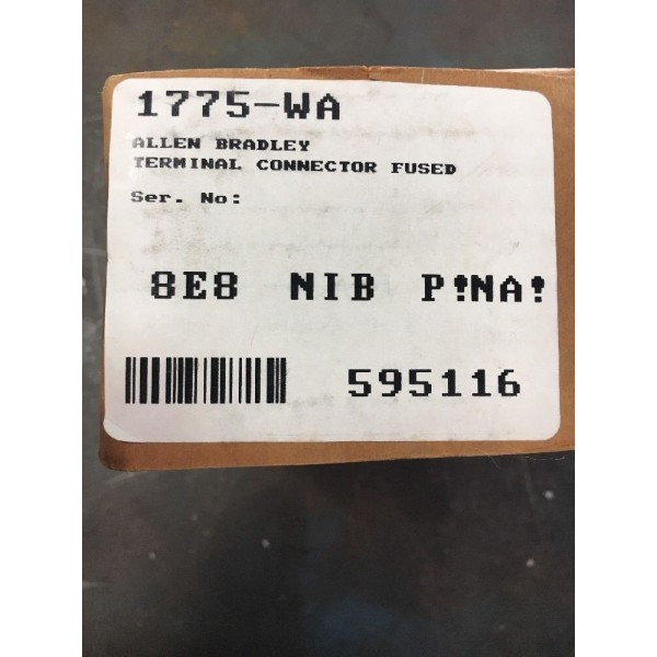1775-WA, FUSED TERMINAL CONNECTOR, ORIGINAL BOX, (4i-4)