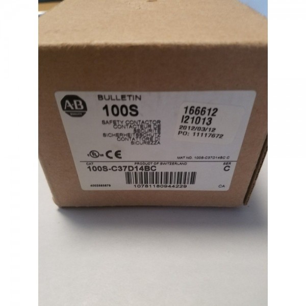 100S-C37D14BC Safety Contactor(New In factory packaging)