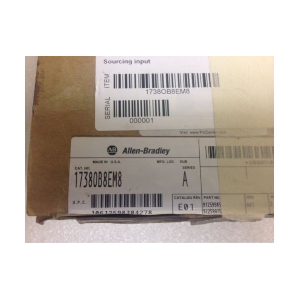 1738-OB8EM8 24VDC 8 SOURCING OUTPUTS W/ M8 CONNECTORS