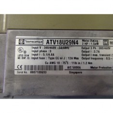 Telemecanique Square D 2 HP 480 Volt AC Drive