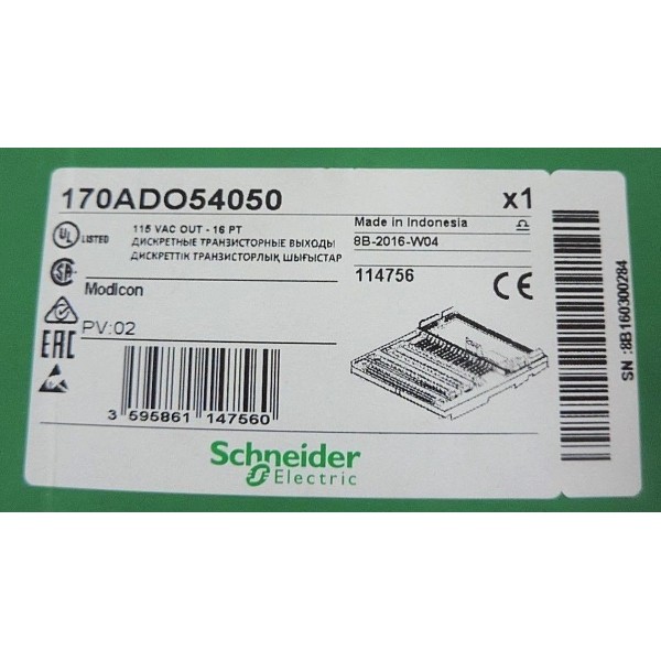 SCHNEIDER ELECTRIC MODICON 170ADO54050 170-ADO-540-50 Factory Packing