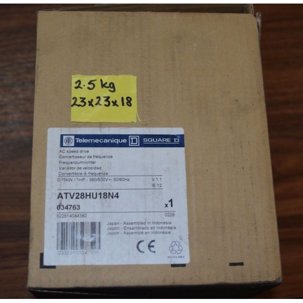 Altivar 28 HU18N4 0.75Kw 1HP Variable Speed Drive