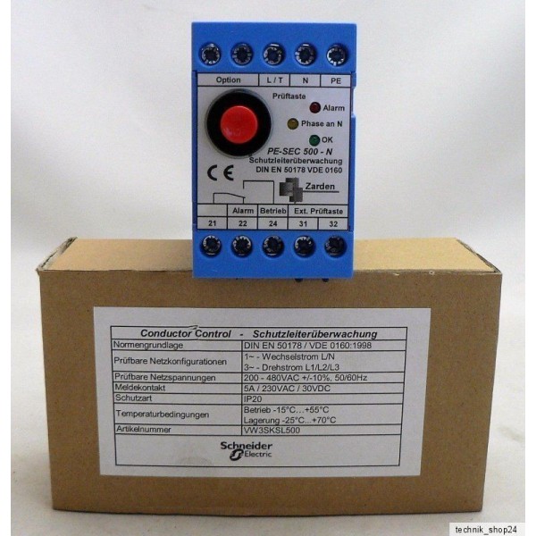 Protective Conductor monitoring