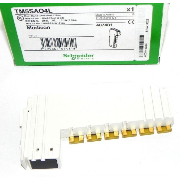 MOD. 4AO 10V/0-20mA 12 BITS PV: 01