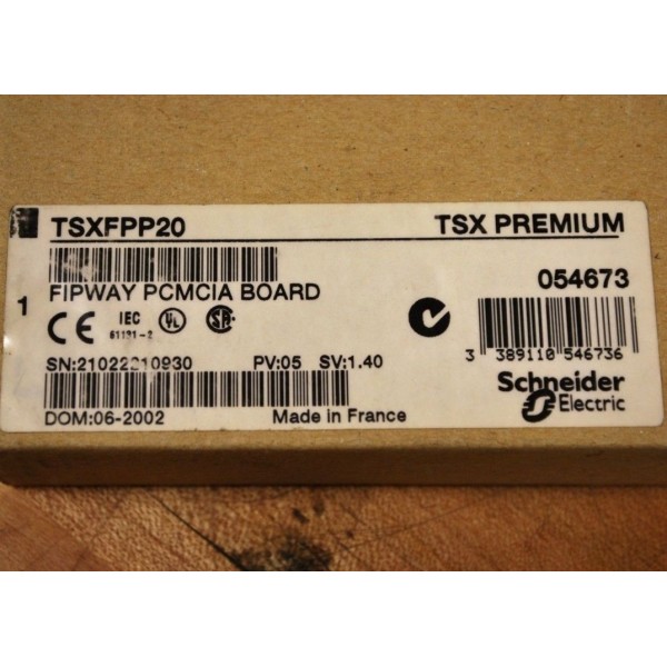 Schneider Electric TSXFPP20 Fipway PCMCIA Board - NEW
