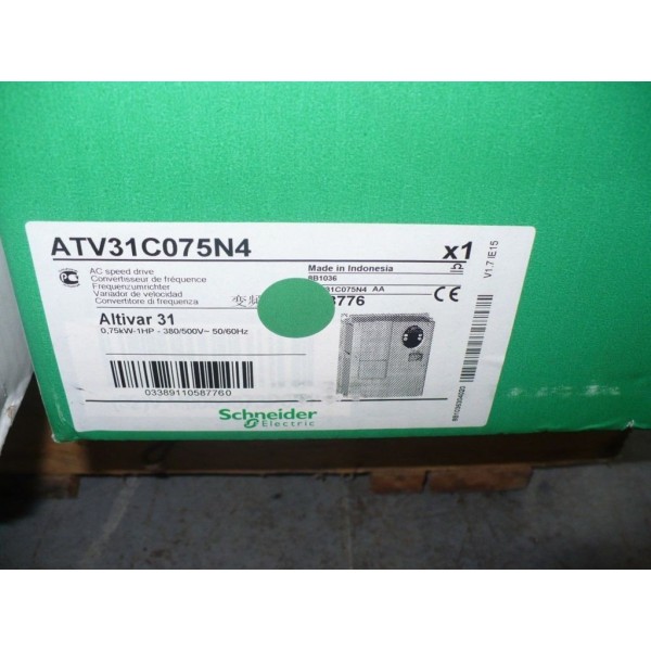 AC Variable Frequency Drive, VFD, 1HP, 380-500V