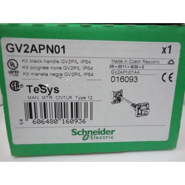GV2 EXT HANDLE KIT IP54 BLACK