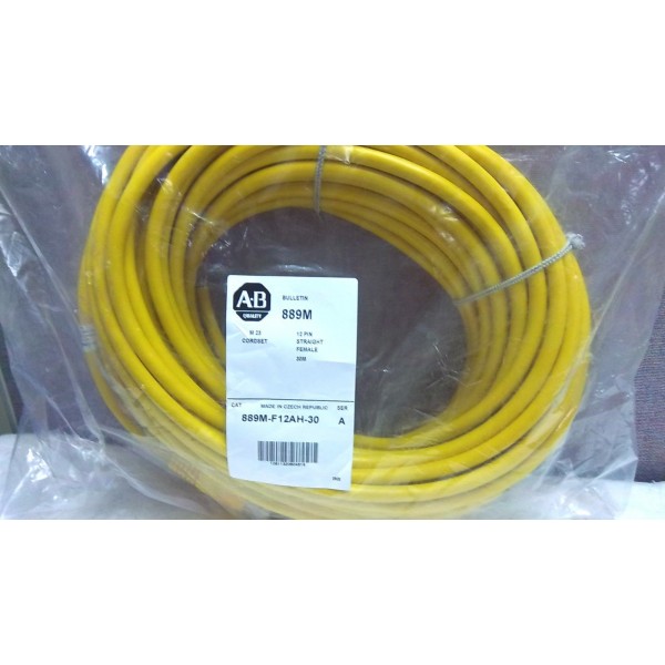 M23 CORDSET 30M 889M-F12AH-30 SER. A NEW 889MF12AH30