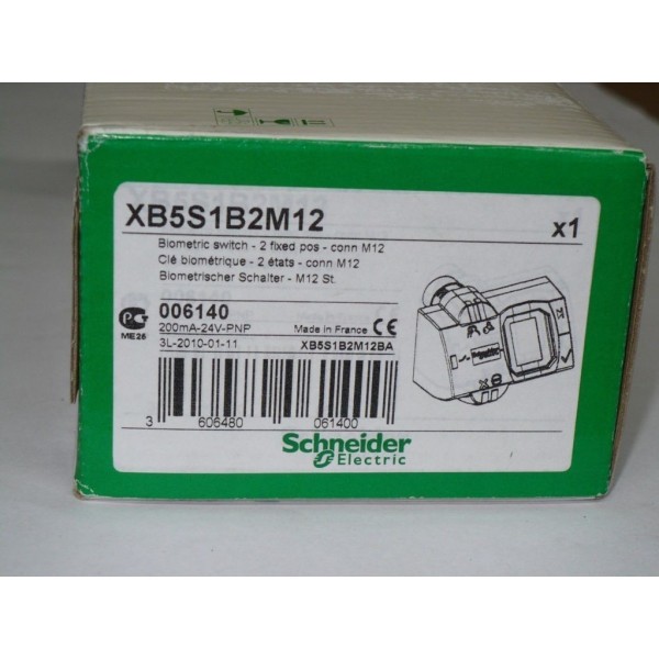Biometric Switch, 24 VDC, M12 Connector