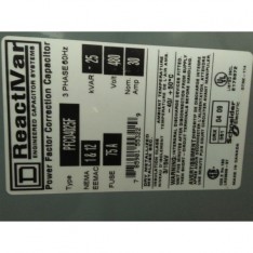 CAPACITOR CORRECTION REACTIVAR 25KVAR 480V 30AMP