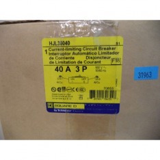 Schneider Electric/Square D current limiting circuit breaker HJL36040 40Amp NEW