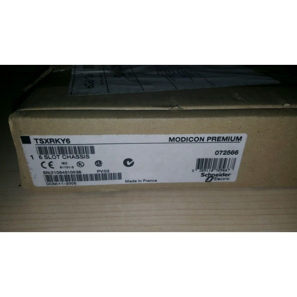 TSXRKY6 MODICON 6 SLOT CHASSIS NEW $139EA