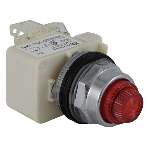 Push to Test Pilot Light 9001KT35LRR31, Red LED