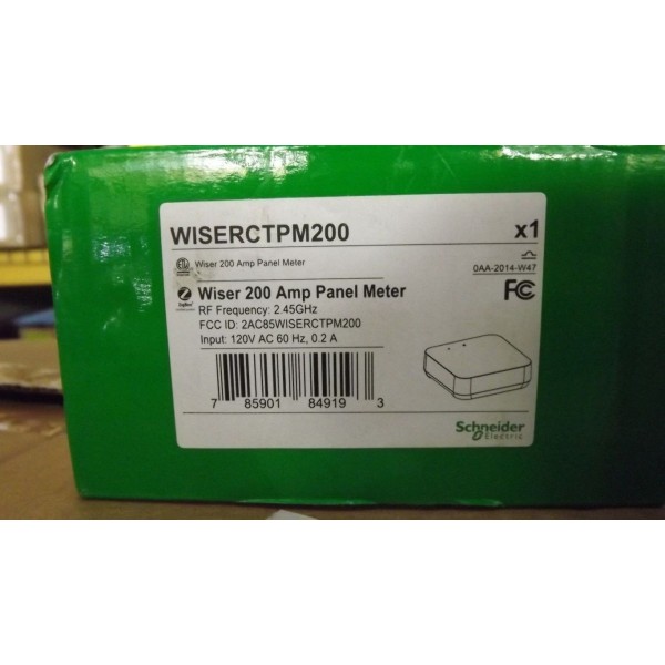 Wiser 200 amp panel meter