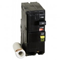 Square D by Schneider Electric QO220GFICP QO Qwik-Gard 20-Amp Two-Pole GFCI