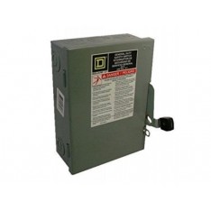 SQUARE D D321N 30A 240V 3P 3Ph N1 Fused NEW