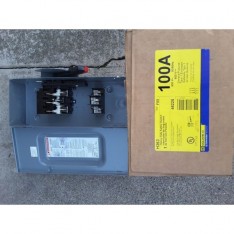 Square D Disconnect H363 Fused. 100 Amp. 600 Volt. New.