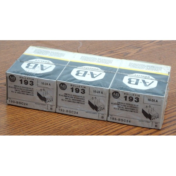 193-BSC24 Solid State Thermal Overload Relay 16 - 24A NIB