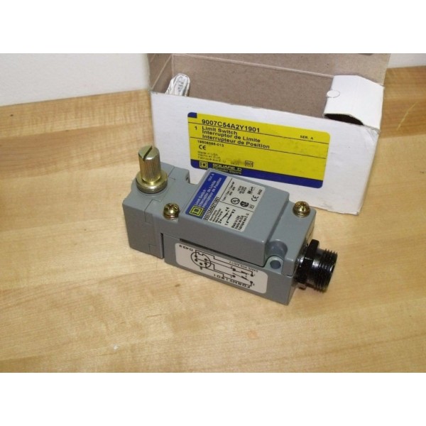 Schneider Electric Square D 9007C54A2Y 1901Rotary Head Limit Switch SER A 5 Pin
