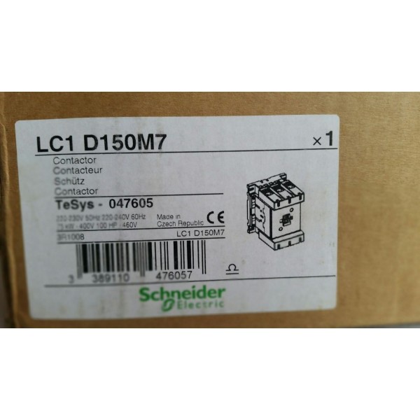 SCHNEIDER ELECTRIC, LC1 D150M7 Contactor, *NEW*