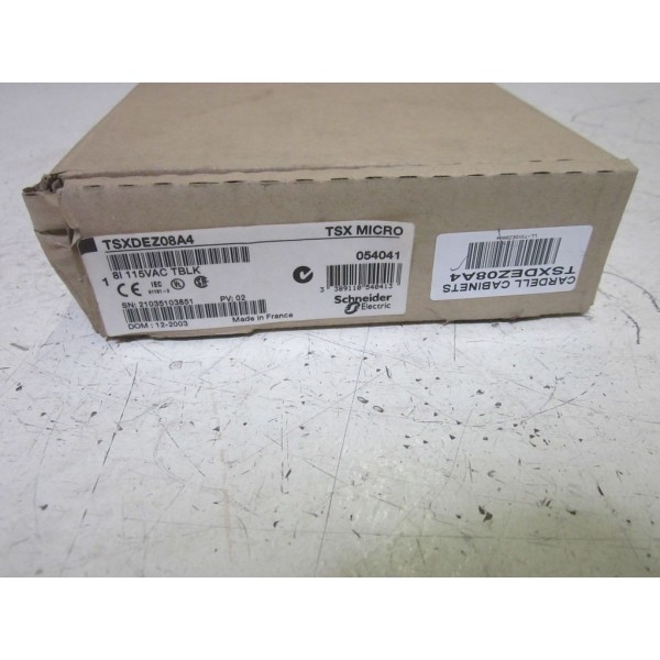 SCHNEIDER ELECTRIC TSXDEZ08A4 8I 115VAC TBLK *NEW IN BOX*