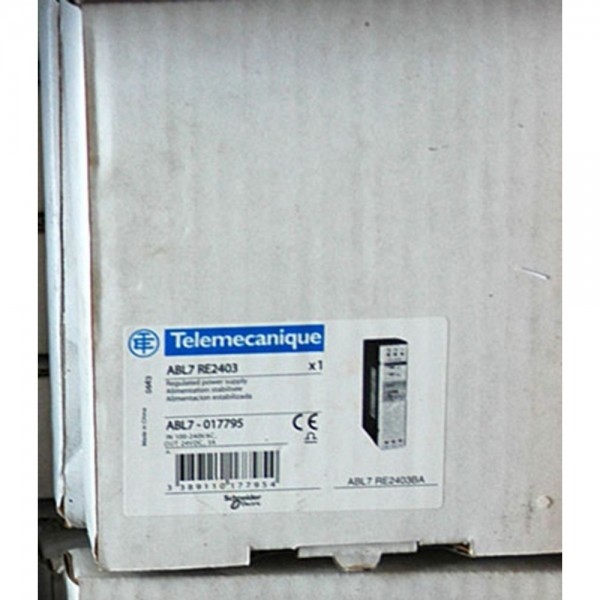 New Telemecanique Schneider Electric 24 VDC Regulated Power Supply ABL7 RE2403