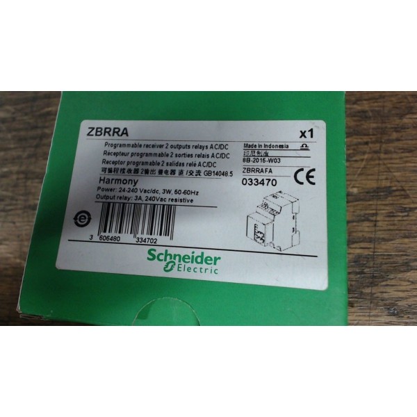 NIB Schneider Electric ZBRRA - 60 day warranty