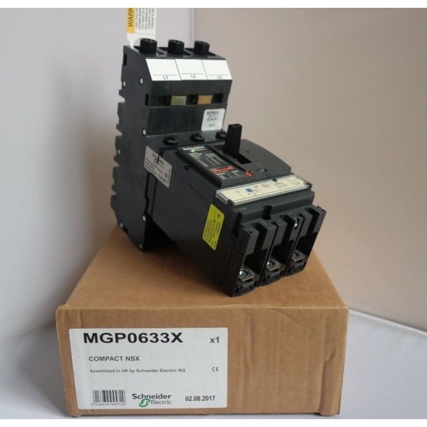 SCHNEIDER MGP0633X 63AMP 3 POLE PANELBOARD MCCB COMPACT NSX100F MERLIN GERIN