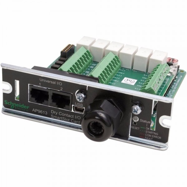 NEW SCHNEIDER ELECTRIC IT USA Dry Contact I/o Smartslot AP9613