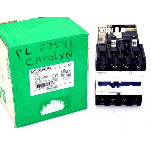 NEW SCHNEIDER ELECTRIC LC1-D65004F7 CONTACTOR LC1D65004F7