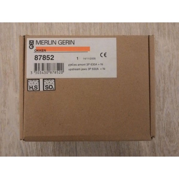 Merlin Gerin/Schneider Electric Okken Polyfast upstream jaws 3P 630A+Ni. 87852