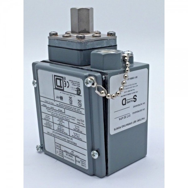 Schneider Telemecanique 9012 GAW-25 Adj. Differential Pressure Switch Square D