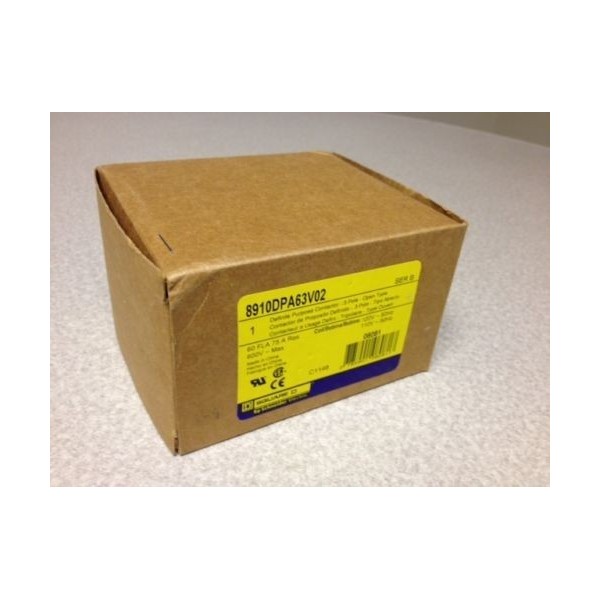 Schneider Electric 8910DPA63V02 Square D Definite Purpose Contactor